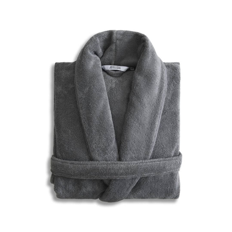 Belfry Bathroom Luxury Bathrobe 100 Organic Cotton Wayfair.co.uk